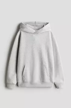 Толстовка с капюшоном H&M, серый