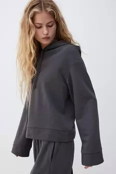 Толстовка с капюшоном H&M, серый