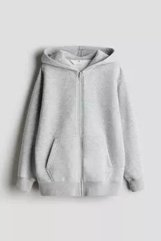 Толстовка с капюшоном H&M, серый