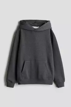 Толстовка с капюшоном H&M, серый