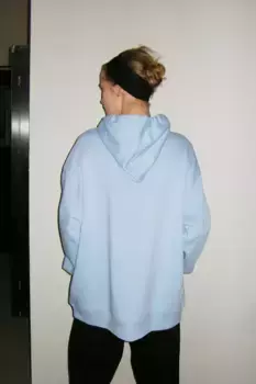 Толстовка с капюшоном H&M, синий