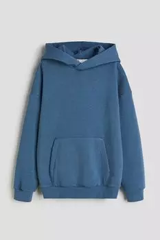 Толстовка с капюшоном H&M, синий