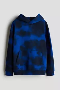 Толстовка с капюшоном H&M, синий