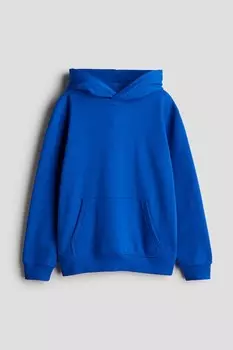 Толстовка с капюшоном H&M, синий