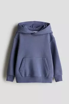 Толстовка с капюшоном H&M, синий
