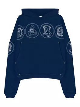 Толстовка с капюшоном Halo ROUGH., синий