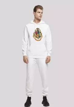 Толстовка с капюшоном HARRY POTTER HOGWARTS CREST F4NT4STIC, белый