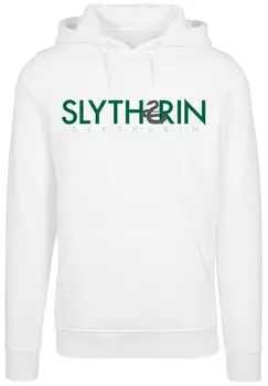 Толстовка с капюшоном HARRY POTTER SLYTHERIN TEXT F4NT4STIC, белый
