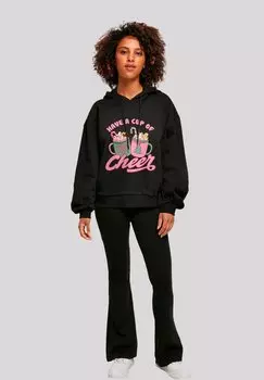 Толстовка с капюшоном HAVE A CUP OF CHEER WEIHNACHTEN HOLIDAY F4NT4STIC, черный