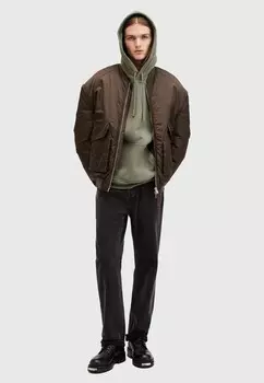 Толстовка с капюшоном HAVEN AllSaints, зеленый