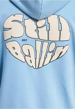 Толстовка с капюшоном HEART DEF, светло-голубой