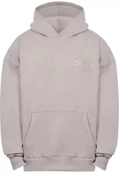 Толстовка с капюшоном HEAVY EMBO Dropsize, бежевый