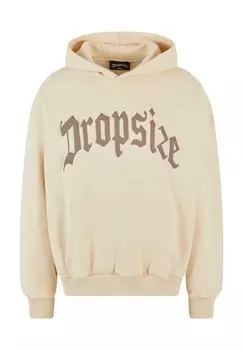 Толстовка с капюшоном HEAVY PRINT Dropsize, бежевый