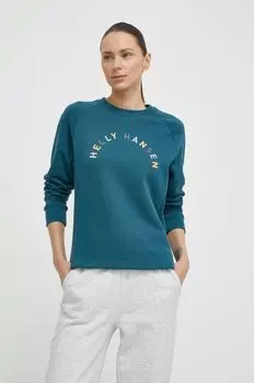 Толстовка с капюшоном Helly Hansen, бирюзовый