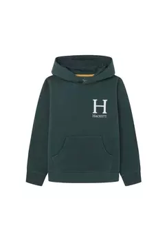Толстовка с капюшоном HERITAGE Hackett London, темно-зеленый