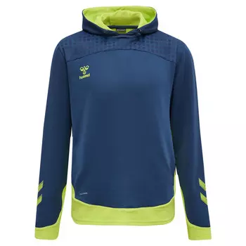 Толстовка с капюшоном Hmllead Poly Hoodie Mens HUMMEL, темно-синий/темно-синий/темно-синий