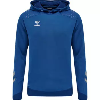 Толстовка с капюшоном Hmllead Poly Hoodie Mens HUMMEL, синий
