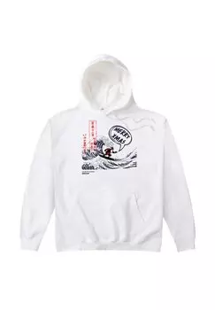 Толстовка с капюшоном HOKUSAI SANTA GREAT WAVE MERRY XMAS apoh London, белый