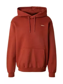 Толстовка с капюшоном HOLLISTER Sweatshirt, цвет rusty red