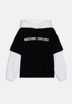Толстовка с капюшоном HOODED MOSCHINO, черный