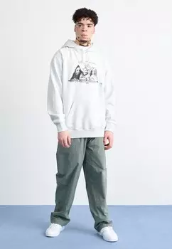 Толстовка с капюшоном HOODED PEPE FRIENDS Carhartt WIP, серый