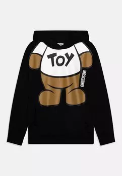 Толстовка с капюшоном Hooded Unisex MOSCHINO, черный