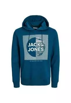 Толстовка с капюшоном Hoodie Stone Jack & Jones, синий