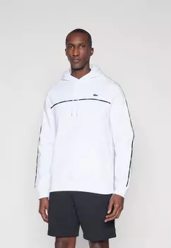 Толстовка с капюшоном HOODIE TAPE Lacoste Sport, белый