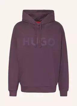 Толстовка с капюшоном Hugo, фиолетовый