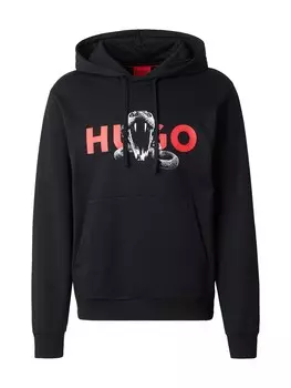 Толстовка с капюшоном HUGO Sweatshirt Dueleyo, черный