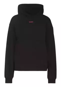 Толстовка с капюшоном HUGO Underwear "SHUFFLE_HOODIE", с надписью HUGO, черный