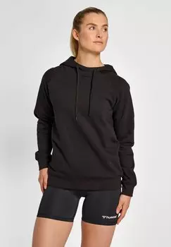 Толстовка с капюшоном Hummel, черный деним