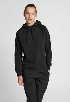 Толстовка с капюшоном Hummel, черный деним