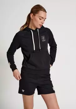 Толстовка с капюшоном Hummel, черный деним