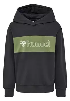 Толстовка с капюшоном Hummel, серый деним