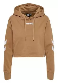 Толстовка с капюшоном Hummel, светло-коричневый