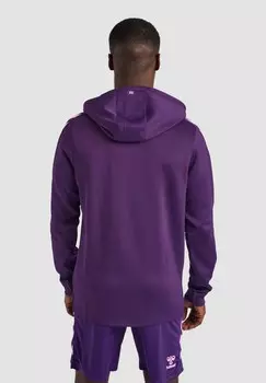Толстовка с капюшоном Hummel, темно-фиолетовый