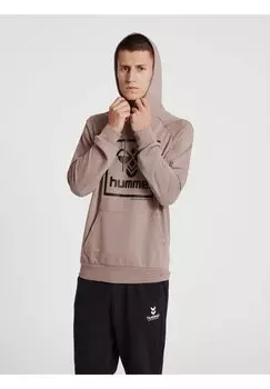 Толстовка с капюшоном Hummel, темно коричневый
