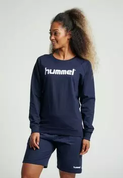 Толстовка с капюшоном Hummel, темно-синий