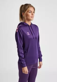 Толстовка с капюшоном Hummel, темно-сиреневый