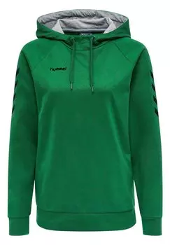 Толстовка с капюшоном Hummel, зеленый неон