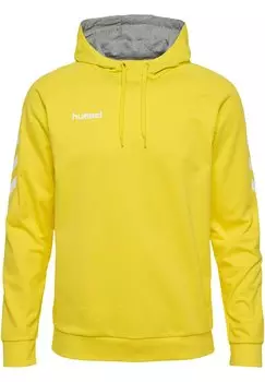 Толстовка с капюшоном Hummel, желтый неон