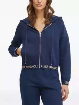 Толстовка с капюшоном Hzipp LUISA SPAGNOLI, синий