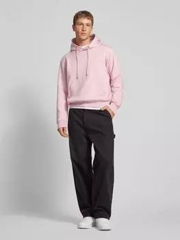 Толстовка с капюшоном и этикеткой Jack & Jones, розовый