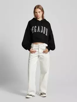 Толстовка с капюшоном и этикеткой Pegador, черный