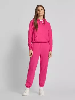 Толстовка с капюшоном и этикеткой Polo Ralph Lauren, розовый