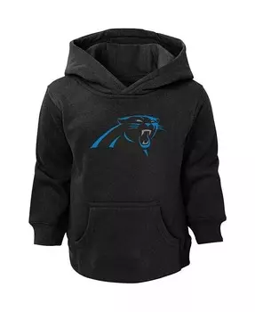 Толстовка с капюшоном и черным пуловером с логотипом Carolina Panthers для мальчиков и девочек для малышей Outerstuff, черный