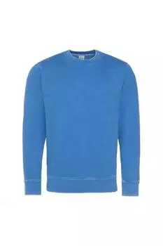 Толстовка с капюшоном и длинными рукавами AWDis, синий