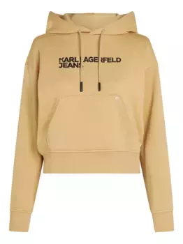 Толстовка с капюшоном и карманом Karl Lagerfeld Jeans, желтый