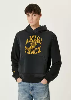 Толстовка с капюшоном и логотипом Amiri, черный